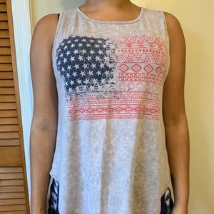 Perfect top for fourth of JULY!!! ON SALE!!!!!